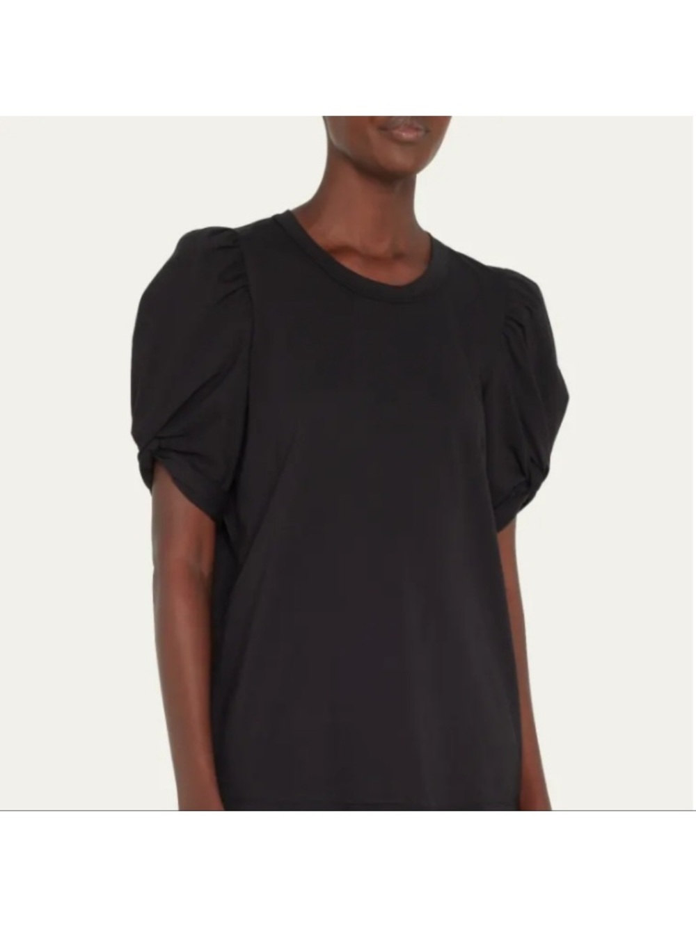 A.L.C. Kati Twist Sleeve Crewneck Top